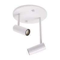 LED Semi-Flush Mount by Kuzco Lighting - Downey Collection, White Finish - SF15002-WH