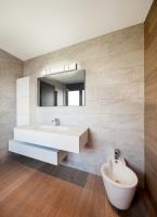 LED Bathroom Fixture by Kuzco Lighting - Alberni Collection, Chrome Finish - VL61638-CH