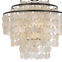 Four Light Chandelier by Crystorama - Brielle Collection, Dark Bronze Finish - BRI-3008-DB