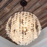 Four Light Chandelier by Crystorama - Brielle Collection, Dark Bronze Finish - BRI-3008-DB
