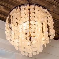 Four Light Chandelier by Crystorama - Brielle Collection, Dark Bronze Finish - BRI-3008-DB