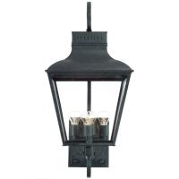 Four Light Outdoor Wall Sconce by Crystorama - Dumont Collection, Graphite Finish - DUM-9804-GE