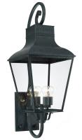 Four Light Outdoor Wall Sconce by Crystorama - Dumont Collection, Graphite Finish - DUM-9804-GE