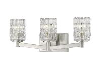 Three Light Vanity by Z-Lite - Aubrey Collection, Brushed Nickel Finish - 1931-3V-BN