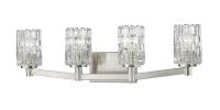 Four Light Vanity by Z-Lite - Aubrey Collection, Brushed Nickel Finish - 1931-4V-BN