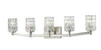Five Light Vanity by Z-Lite - Aubrey Collection, Brushed Nickel Finish - 1931-5V-BN