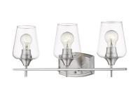Three Light Vanity by Z-Lite - Joliet Collection, Brushed Nickel Finish - 473-3V-BN
