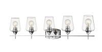 Five Light Vanity by Z-Lite - Joliet Collection, Chrome Finish - 473-5V-CH