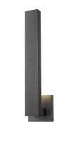 LED Outdoor Wall Mount by Z-Lite - Edge Collection, Black Finish - 576M-BK-LED