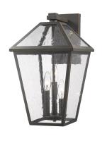 Three Light Outdoor Wall Light by Z-Lite - Talbot Collection, Oil Rubbed Bronze Finish - 579B-ORB