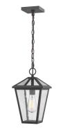 One Light Outdoor Chain Mount Ceiling Fixture by Z-Lite - Talbot Collection, Oil Rubbed Bronze Finish - 579CHM-ORB
