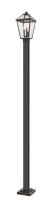 Three Light Outdoor Post Mounted Fixture by Z-Lite - Talbot Collection, Oil Rubbed Bronze Finish - 579PHBS-536P-ORB