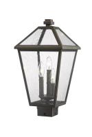 Three Light Outdoor Post Mount Fixture by Z-Lite - Talbot Collection, Oil Rubbed Bronze Finish - 579PHBS-ORB