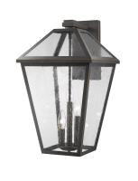 Three Light Outdoor Wall Light by Z-Lite - Talbot Collection, Oil Rubbed Bronze Finish - 579XL-ORB