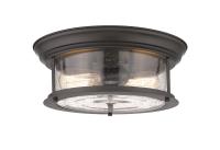 Two Light Flush Mount by Z-Lite - Sonna Collection, Bronze Finish - 727F13-BRZ