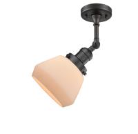 One Light Semi-Flush Mount by Innovations - Franklin Restoration Collection, Oil Rubbed Bronze Finish - 201F-OB-G171
