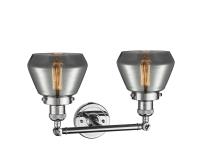 Two Light Bath Vanity by Innovations - Franklin Restoration Collection, Polished Chrome Finish - 208-PC-G173