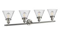 Four Light Bath Vanity by Innovations - Franklin Restoration Collection, Brushed Satin Nickel Finish - 215-SN-G44