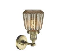 LED Wall Sconce by Innovations - Franklin Restoration Collection, Antique Brass Finish - 203-AB-G146-LED