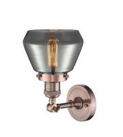 LED Wall Sconce by Innovations - Franklin Restoration Collection, Antique Copper Finish - 203-AC-G173-LED