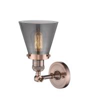 LED Wall Sconce by Innovations - Franklin Restoration Collection, Antique Copper Finish - 203-AC-G63-LED