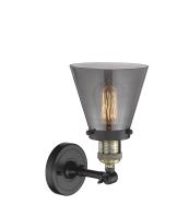 LED Wall Sconce by Innovations - Franklin Restoration Collection, Black Antique Brass Finish - 203-BAB-G63-LED