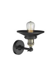 LED Wall Sconce by Innovations - Franklin Restoration Collection, Black Antique Brass Finish - 203-BAB-M6-LED