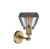 LED Wall Sconce by Innovations - Franklin Restoration Collection, Brushed Brass Finish - 203-BB-G173-LED