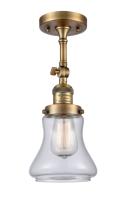 LED Wall Sconce by Innovations - Franklin Restoration Collection, Brushed Brass Finish - 203-BB-G192-LED