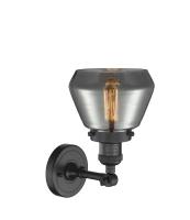 One Light Wall Sconce by Innovations - Franklin Restoration Collection, Matte Black Finish - 203-BK-G173