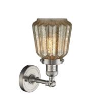 LED Wall Sconce by Innovations - Franklin Restoration Collection, Brushed Satin Nickel Finish - 203-SN-G146-LED