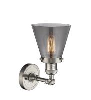 LED Wall Sconce by Innovations - Franklin Restoration Collection, Brushed Satin Nickel Finish - 203-SN-G63-LED