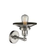 LED Wall Sconce by Innovations - Franklin Restoration Collection, Brushed Satin Nickel Finish - 203-SN-M2-LED