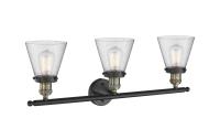 LED Bath Vanity by Innovations - Franklin Restoration Collection, Black Antique Brass Finish - 205-BAB-G64-LED