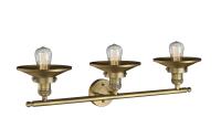 LED Bath Vanity by Innovations - Franklin Restoration Collection, Brushed Brass Finish - 205-BB-M4-LED