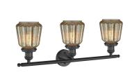 LED Bath Vanity by Innovations - Franklin Restoration Collection, Matte Black Finish - 205-BK-G146-LED