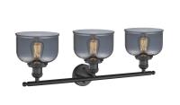 Three Light Bath Vanity by Innovations - Franklin Restoration Collection, Matte Black Finish - 205-BK-G73
