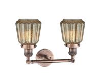 LED Bath Vanity by Innovations - Franklin Restoration Collection, Antique Copper Finish - 208-AC-G146-LED