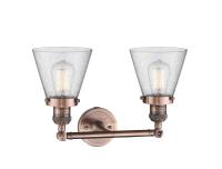 LED Bath Vanity by Innovations - Franklin Restoration Collection, Antique Copper Finish - 208-AC-G64-LED