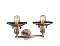 LED Bath Vanity by Innovations - Franklin Restoration Collection, Antique Copper Finish - 208-AC-M3-LED