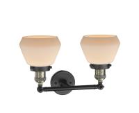 LED Bath Vanity by Innovations - Franklin Restoration Collection, Black Antique Brass Finish - 208-BAB-G171-LED