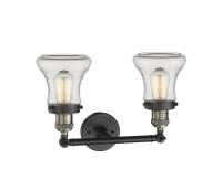 LED Bath Vanity by Innovations - Franklin Restoration Collection, Black Antique Brass Finish - 208-BAB-G192-LED