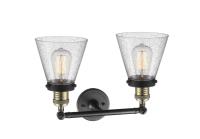 LED Bath Vanity by Innovations - Franklin Restoration Collection, Black Antique Brass Finish - 208-BAB-G64-LED