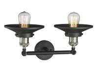 LED Bath Vanity by Innovations - Franklin Restoration Collection, Black Antique Brass Finish - 208-BAB-M6-LED