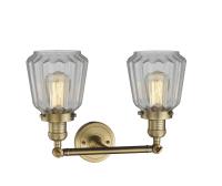 LED Bath Vanity by Innovations - Franklin Restoration Collection, Brushed Brass Finish - 208-BB-G142-LED