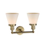 LED Bath Vanity by Innovations - Franklin Restoration Collection, Brushed Brass Finish - 208-BB-G61-LED