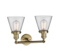 LED Bath Vanity by Innovations - Franklin Restoration Collection, Brushed Brass Finish - 208-BB-G62-LED