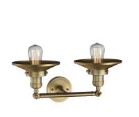 LED Bath Vanity by Innovations - Franklin Restoration Collection, Brushed Brass Finish - 208-BB-M4-LED