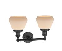 LED Bath Vanity by Innovations - Franklin Restoration Collection, Matte Black Finish - 208-BK-G171-LED