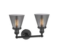 LED Bath Vanity by Innovations - Franklin Restoration Collection, Matte Black Finish - 208-BK-G63-LED